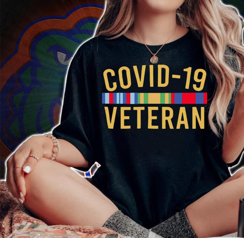 Black Covid 19 Veteran Classic t-shirt woman shirt