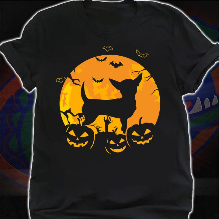 Halloween Chihuahua Pumpkin Jack O Lantern Dog Lover t-shirt shirt