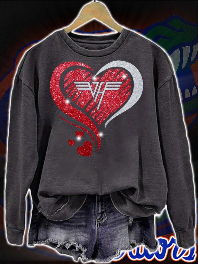 Glitter Van Halen Logo t-shirt sweatshirt