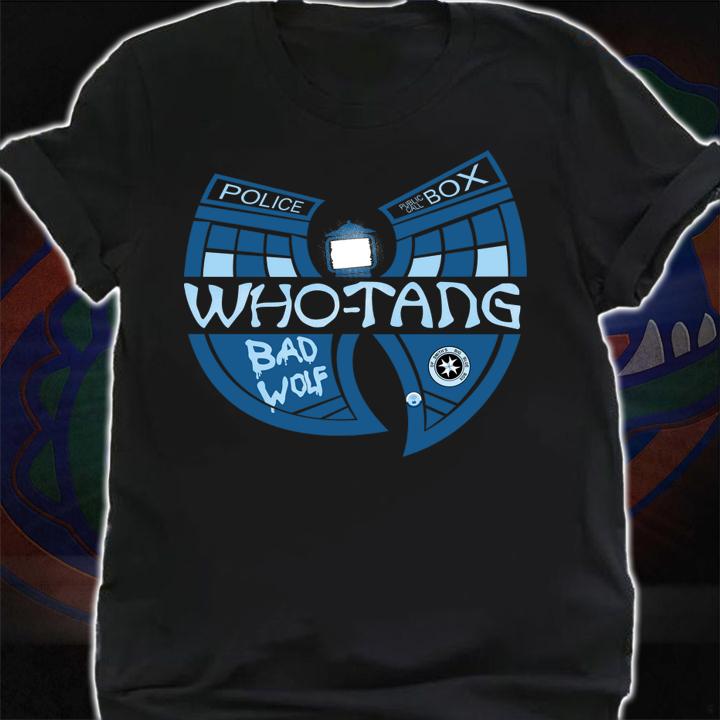 Doctor Who-Tang Bad Wolf Wu-Tang Clan t-shirt shirt