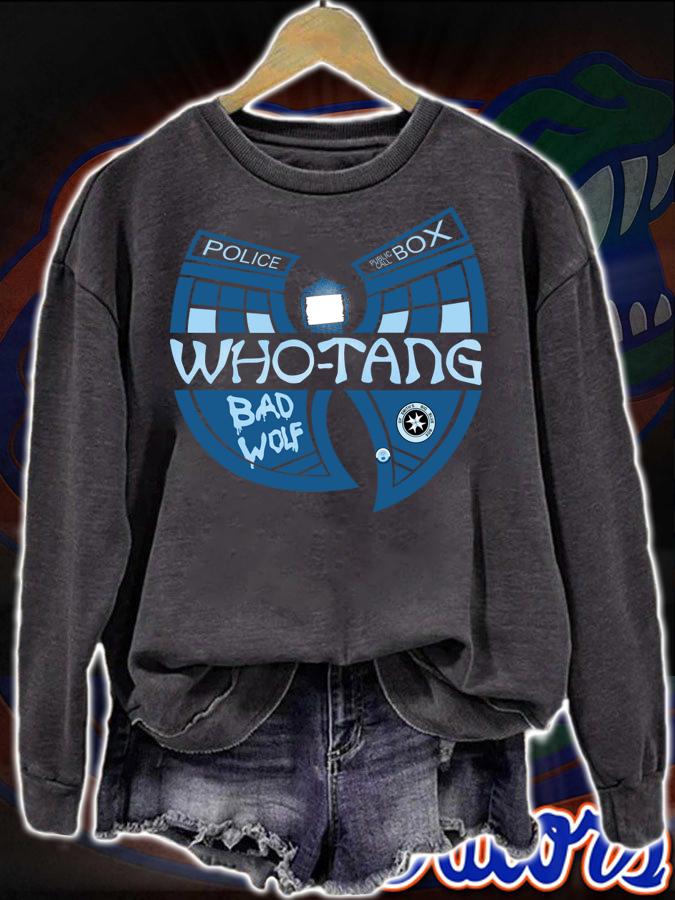 Doctor Who-Tang Bad Wolf Wu-Tang Clan t-shirt sweatshirt