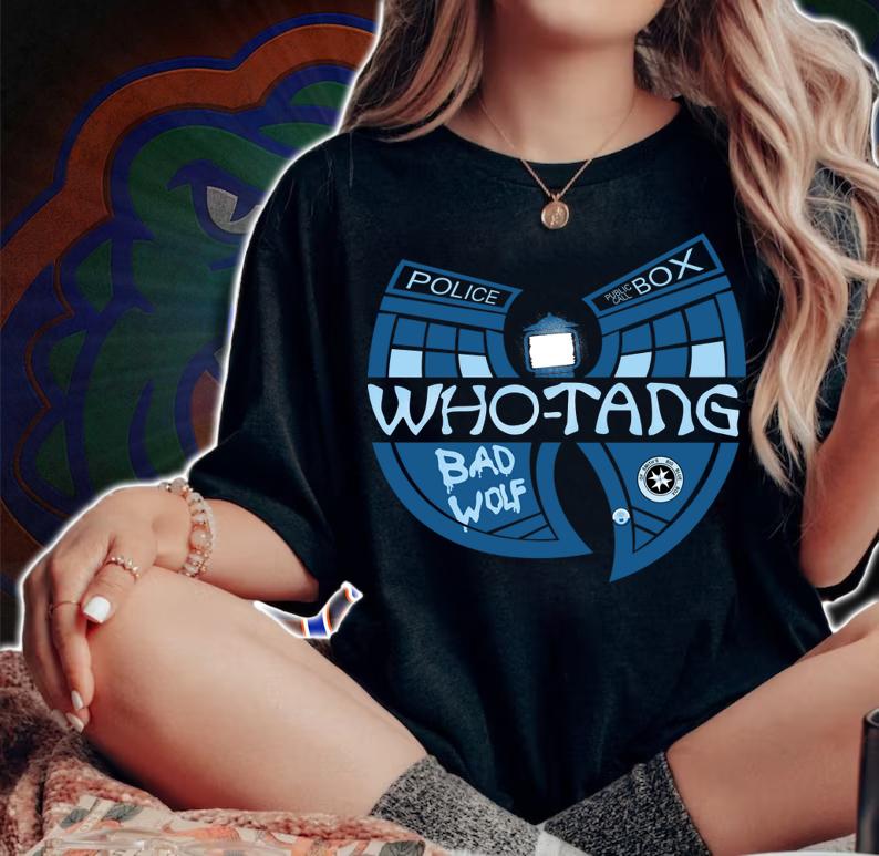 Doctor Who-Tang Bad Wolf Wu-Tang Clan t-shirt woman shirt