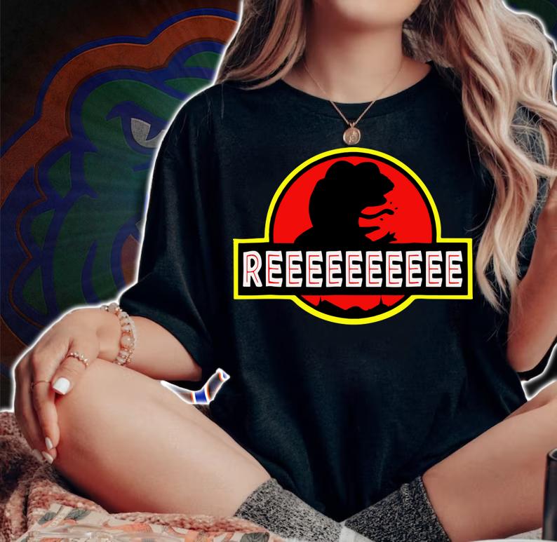 Reee Jurassic Park Logo PEPE Kekistan Freekekistan t-shirt woman shirt