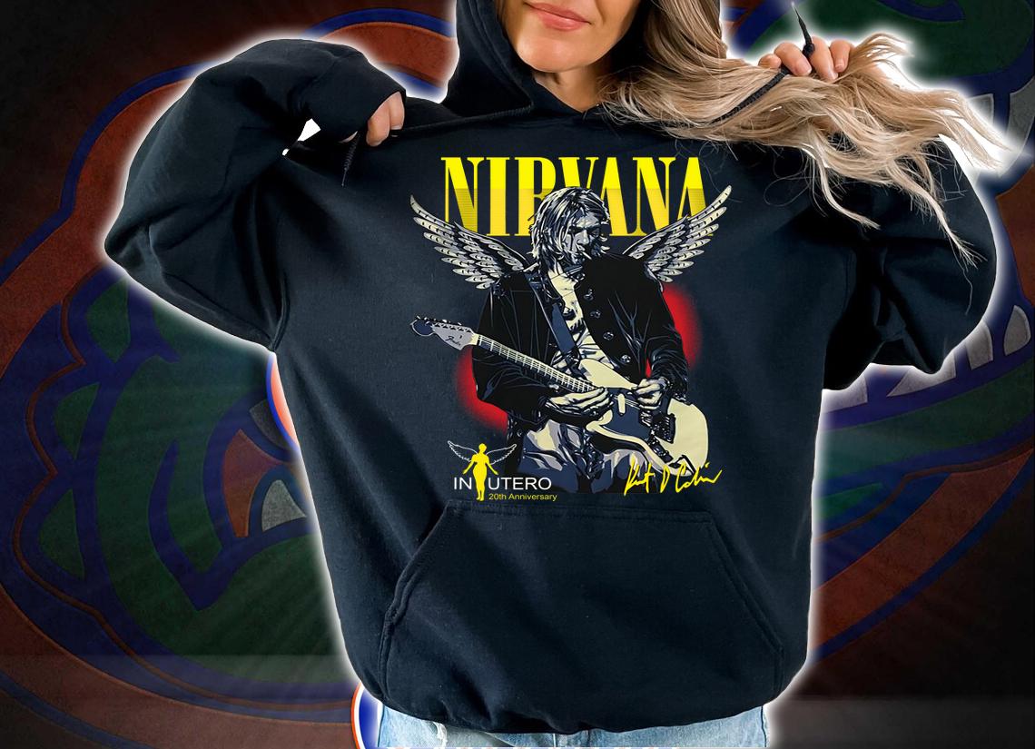 Nirvana In Utero 20th Anniversary Signature t-shirt hoodie