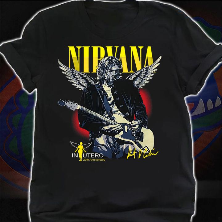 Nirvana In Utero 20th Anniversary Signature t-shirt shirt