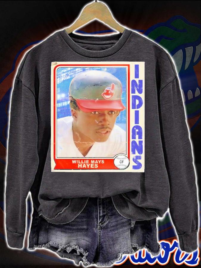 Baseball Chickie Willie Mays Hayes Retro Trading Shirt t-shirt sweatshirt