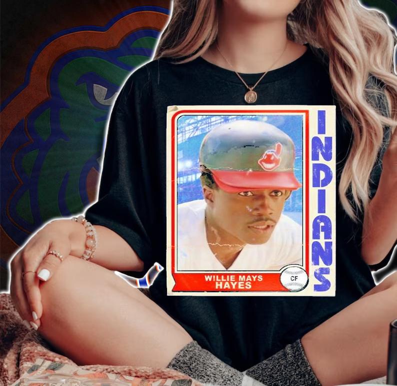 Baseball Chickie Willie Mays Hayes Retro Trading Shirt t-shirt woman shirt