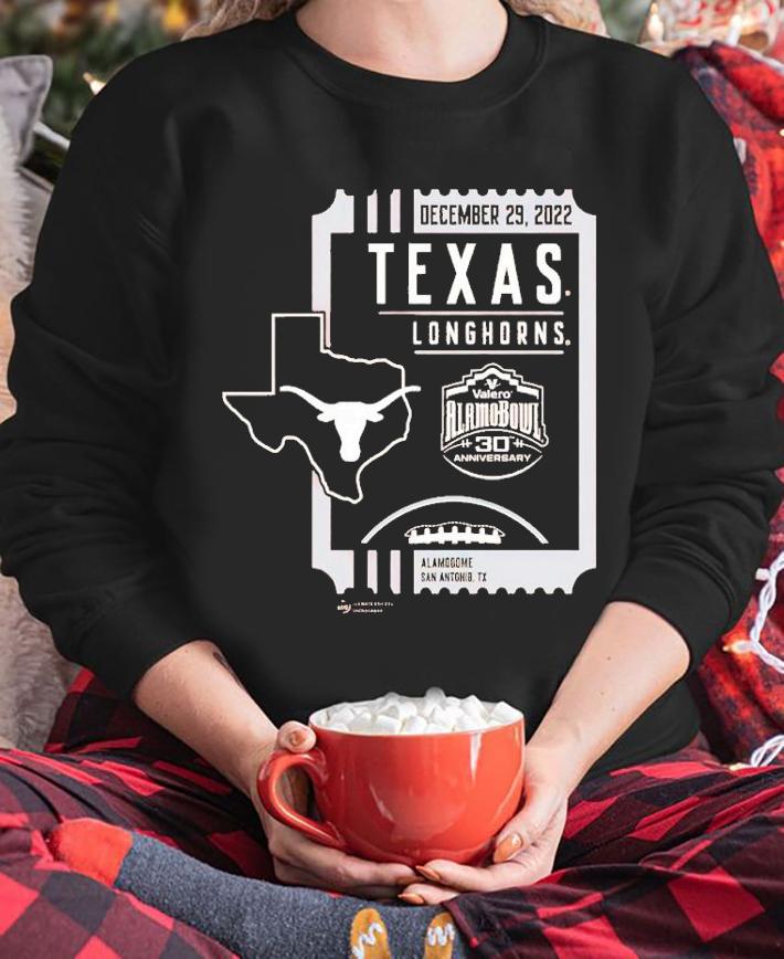 2022 Valero Alamo Bowl Texas Longhorns December 29 2022 Alamodome San Antonio shirt t-shirt sweatshirt