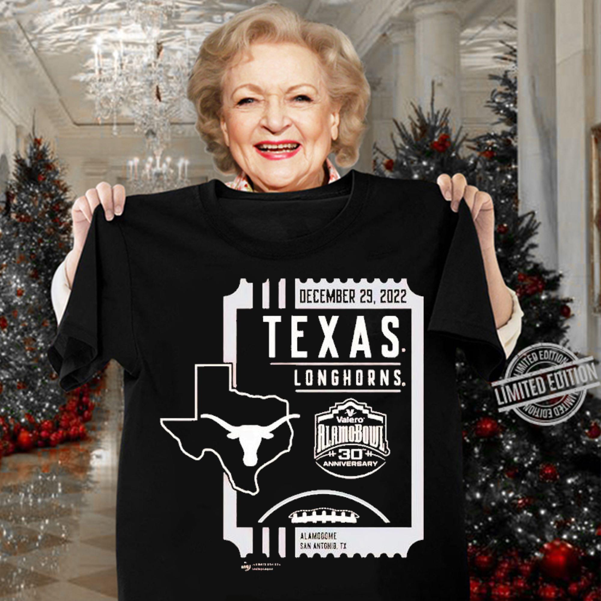 2022 Valero Alamo Bowl Texas Longhorns December 29 2022 Alamodome San Antonio shirt t-shirt woman shirt