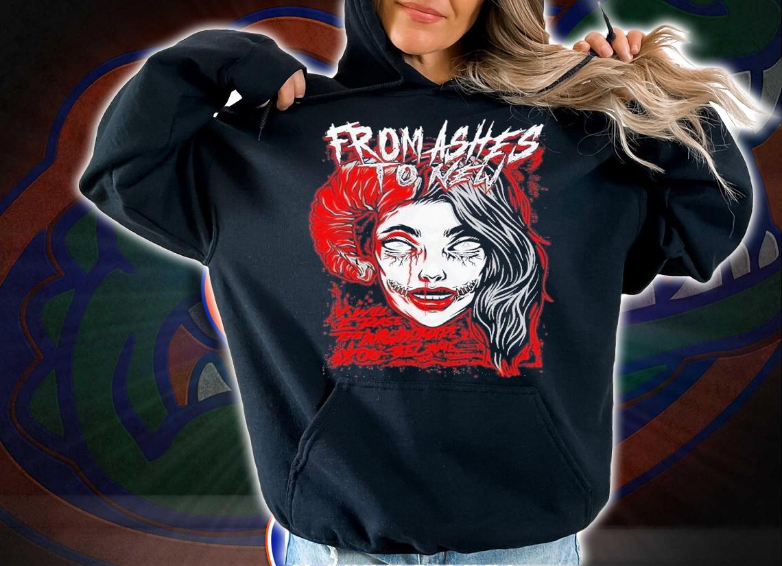 From Ashes to New Nightmare Lyric shirt t-shirt hoodie