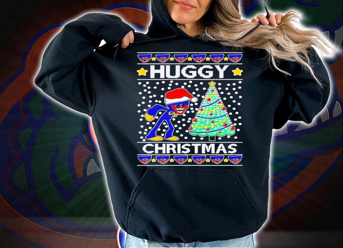 Huggy Playtime Wuggy Christmas Ugly Christmas shirt t-shirt hoodie