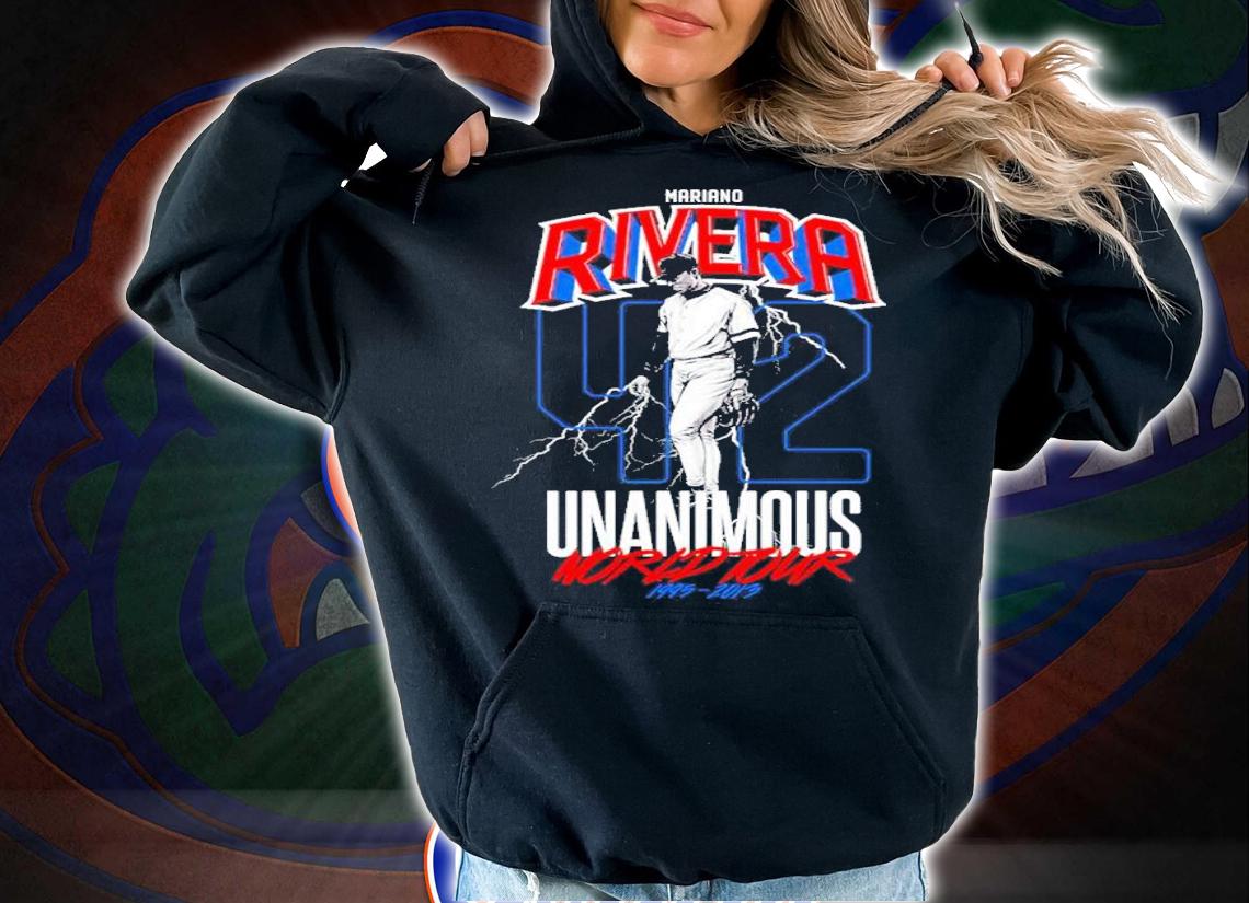 Mariano Rivera Unanimous World Tour 1995-2013 shirt t-shirt hoodie