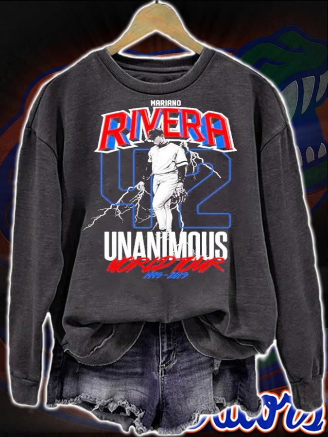 Mariano Rivera Unanimous World Tour 1995-2013 shirt t-shirt sweatshirt