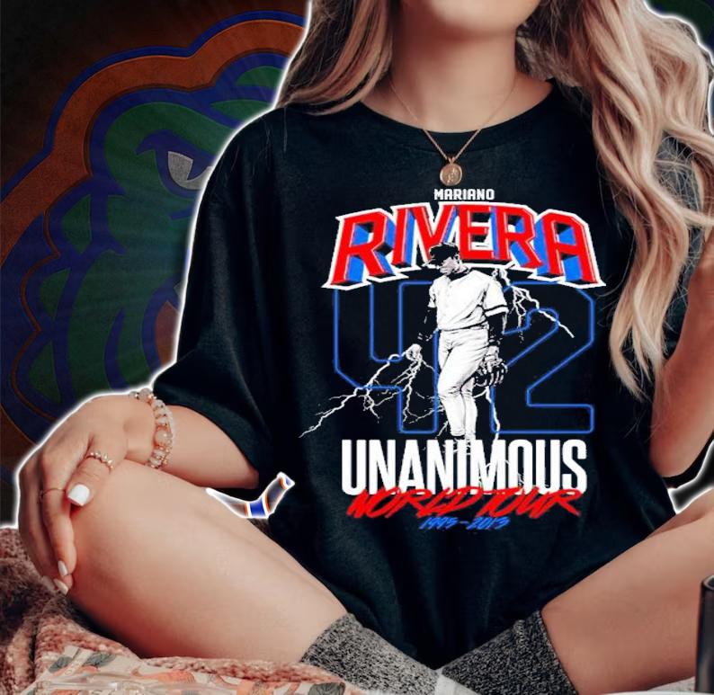 Mariano Rivera Unanimous World Tour 1995-2013 shirt t-shirt woman shirt