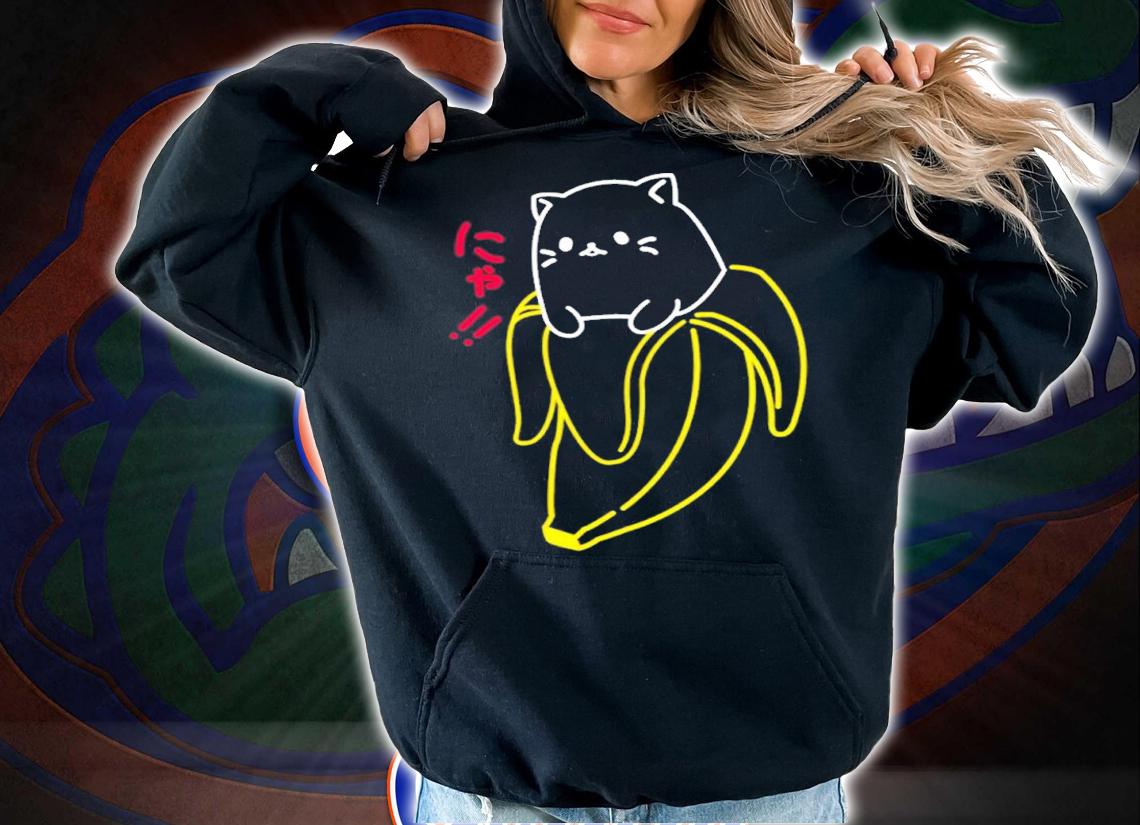Banana cat cute shirt t-shirt hoodie