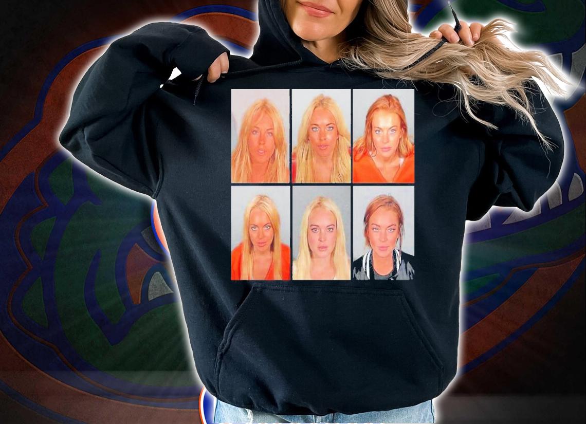 Lindsay Lohan Mugshot Shirt t-shirt