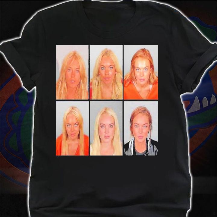 Lindsay Lohan Mugshot Shirt t-shirt