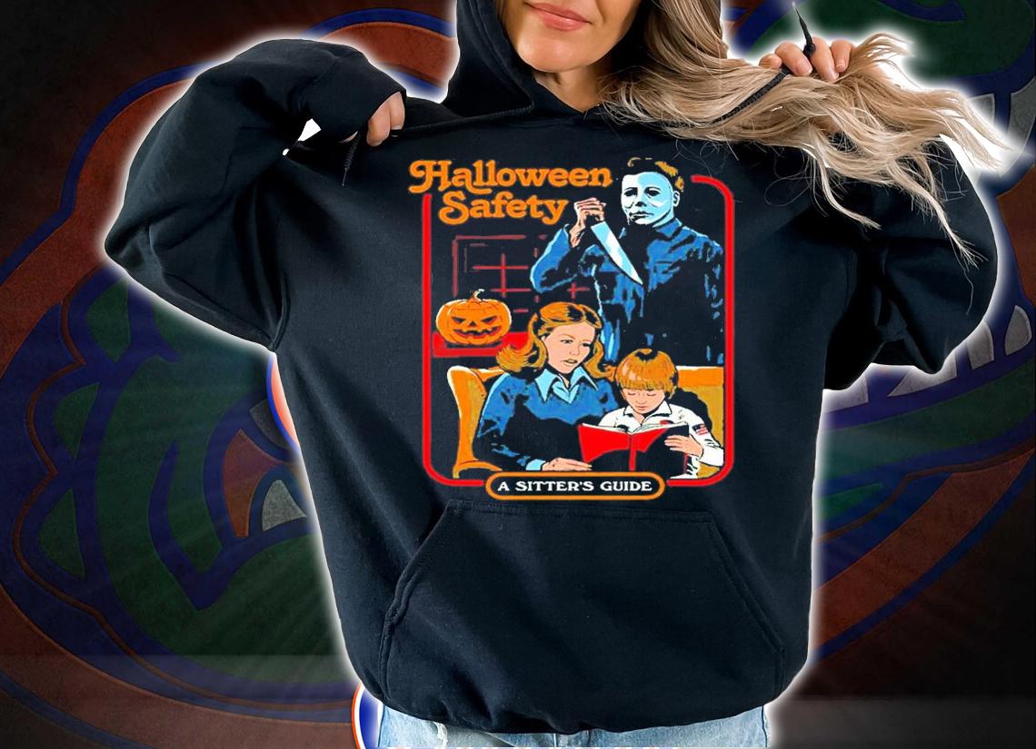 Michael Myers Halloween Safety A Sitter's Guide T-Shirt t-shirt