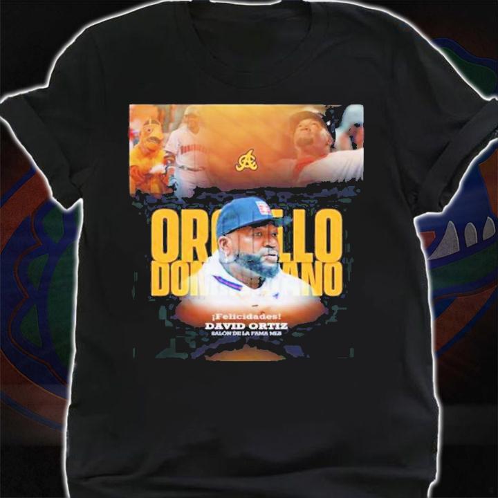 Orgullo Dominicano Hall Of Fame David Ortiz Shirt t-shirt shirt