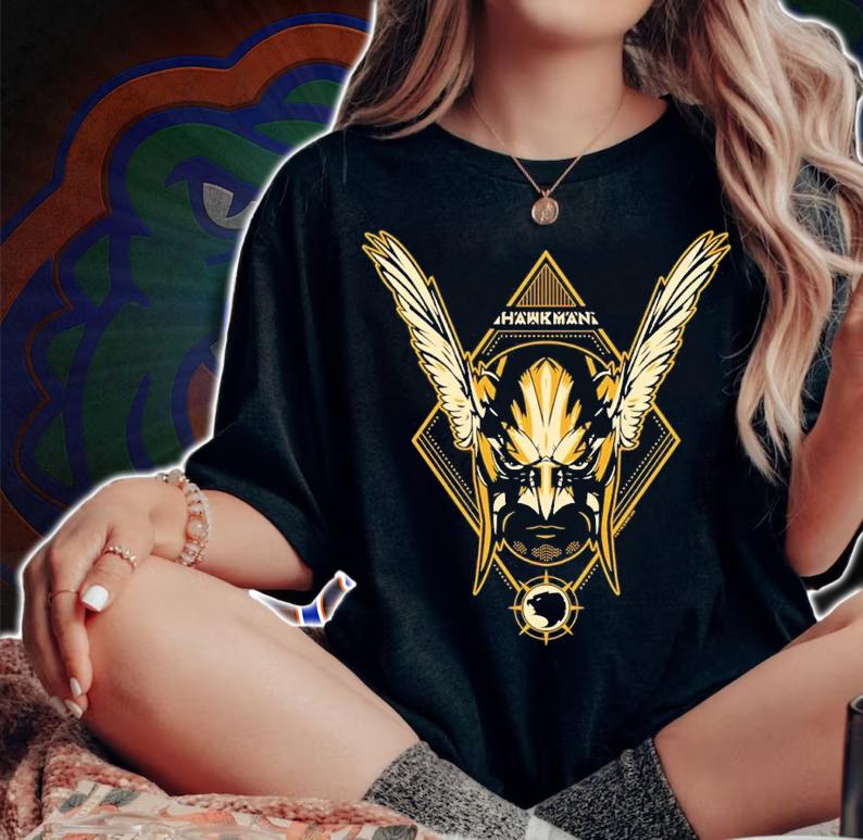 Black Adam Hawk Helmet shirt t-shirt woman shirt