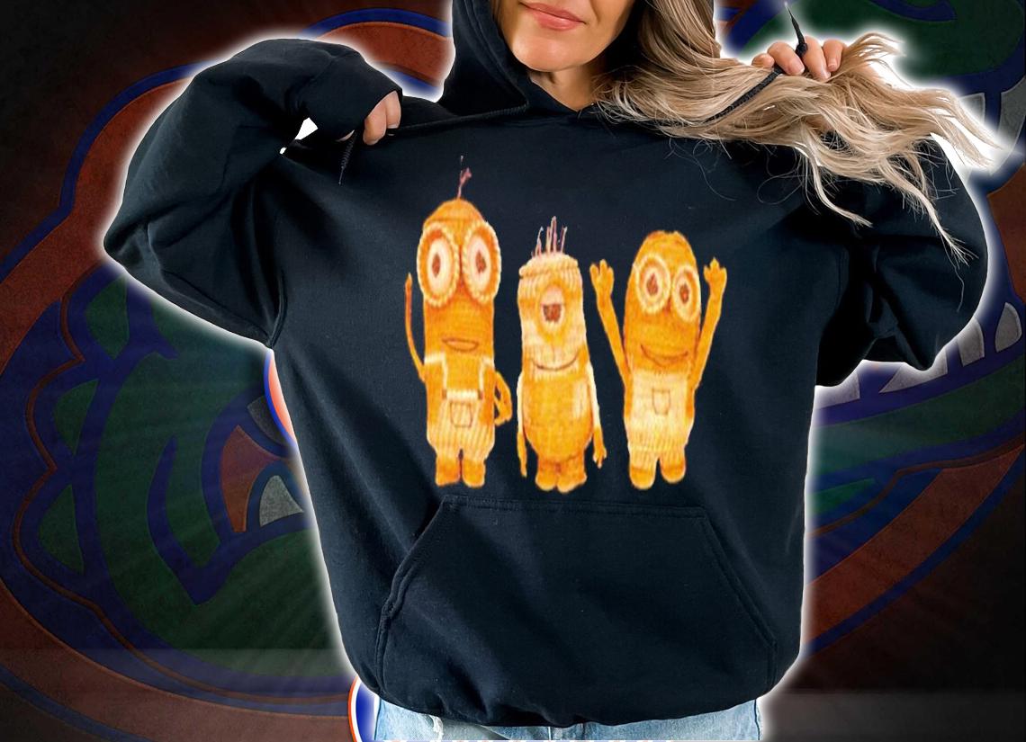 Brain Dead X Minions Woven Kevin Carl Dave shirt t-shirt