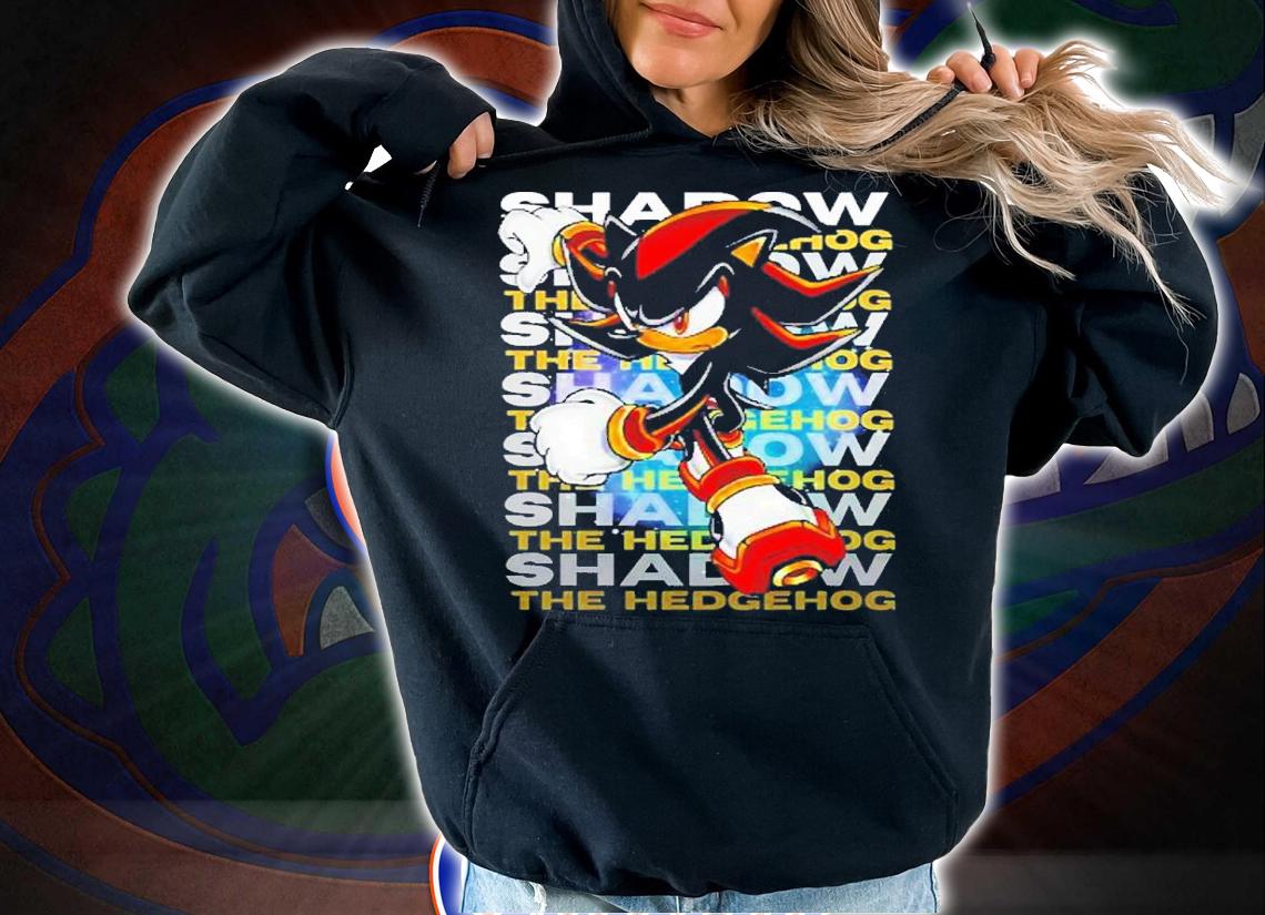 Character Shadow The Hedgehog Sonic Nintendo Game Vintage Shirt t-shirt
