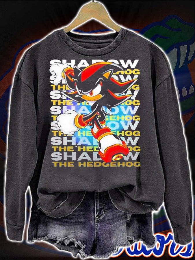 Character Shadow The Hedgehog Sonic Nintendo Game Vintage Shirt t-shirt