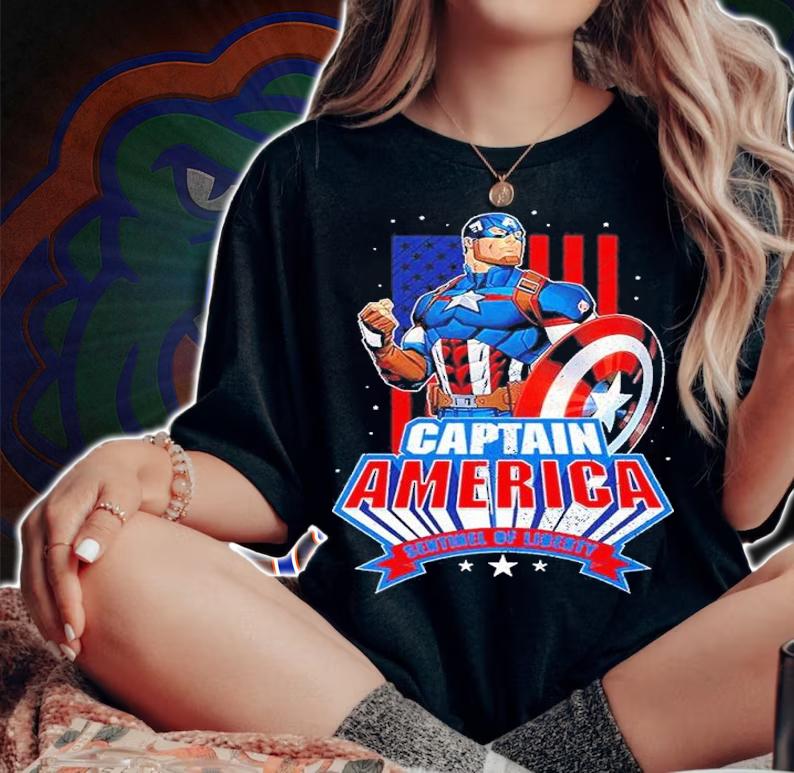 Marvel Captain America Super Soldier shirt t-shirt woman shirt