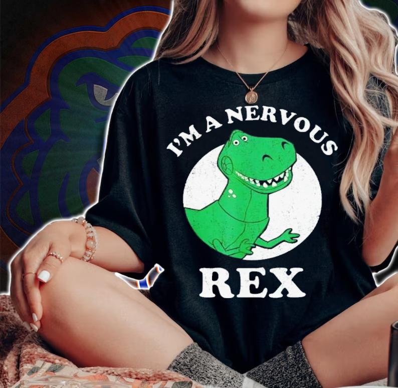 Pixar Toy Story I'm A Nervous Rex Shirt t-shirt