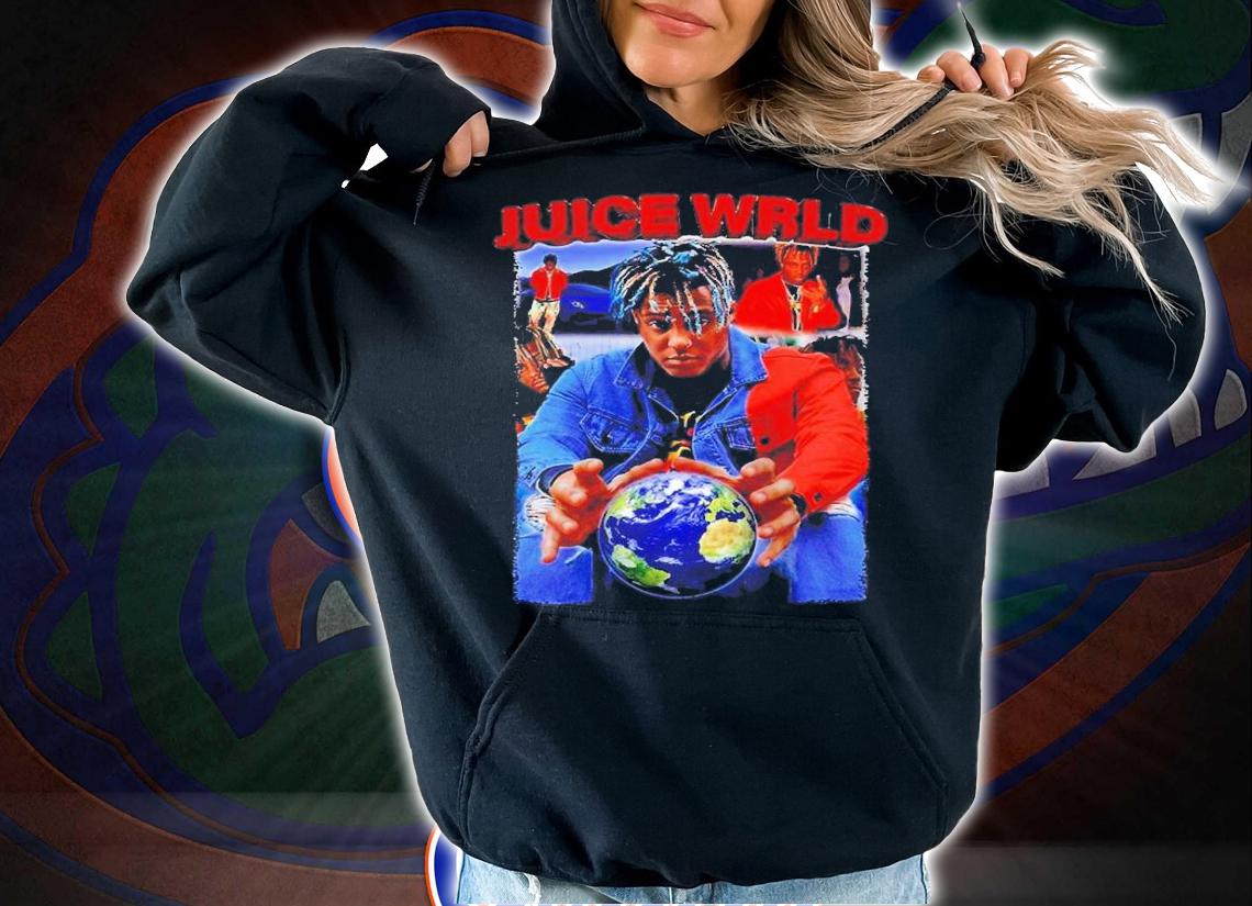 Rapper Juice Wrld World In Your Hands Shirt t-shirt hoodie