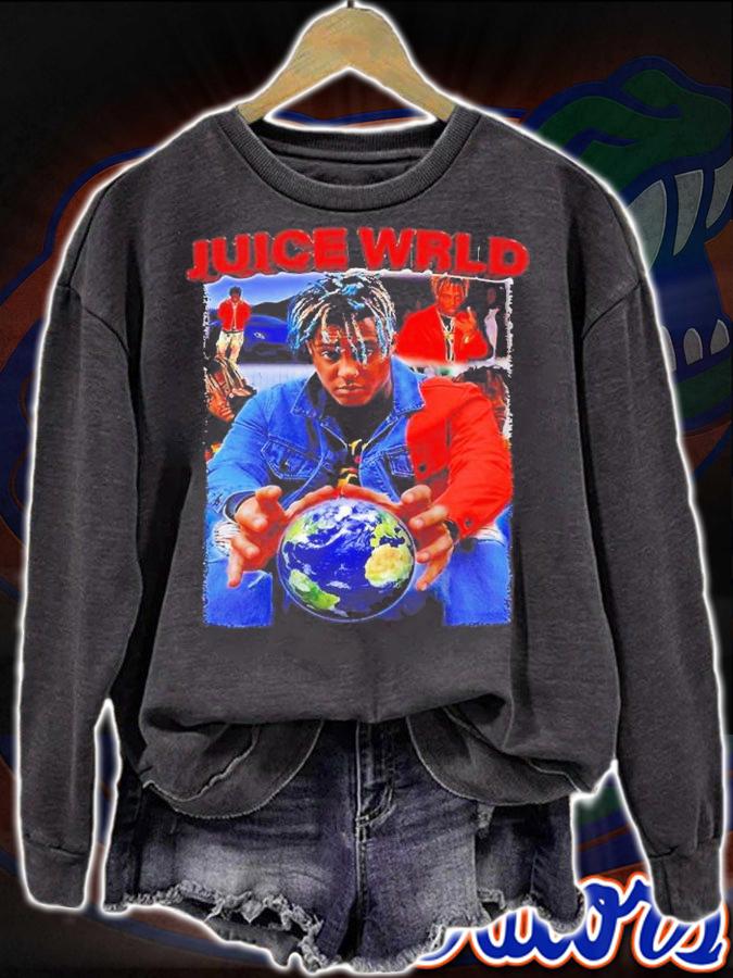 Rapper Juice Wrld World In Your Hands Shirt t-shirt sweatshirt