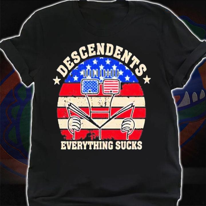 American Flag Jason Van Tatenhove Descendents Everything Sucks Shirt t-shirt shirt
