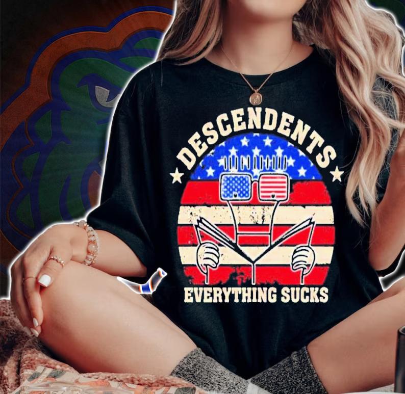 American Flag Jason Van Tatenhove Descendents Everything Sucks Shirt t-shirt woman shirt