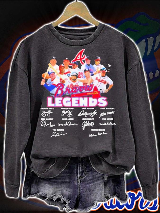 Atlanta Braves Legends Team Baseball Signatures Shirt t-shirt
