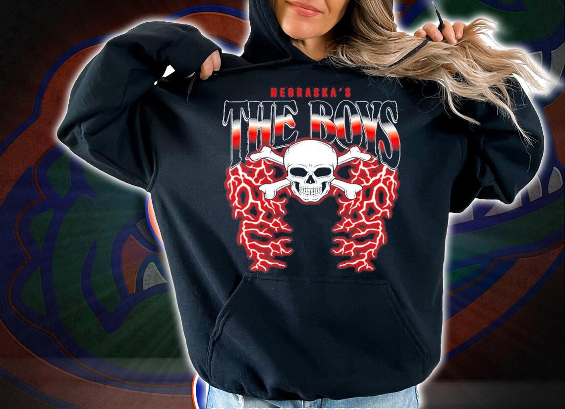 Nebraska's The Boys College Football Lightning shirt t-shirt hoodie