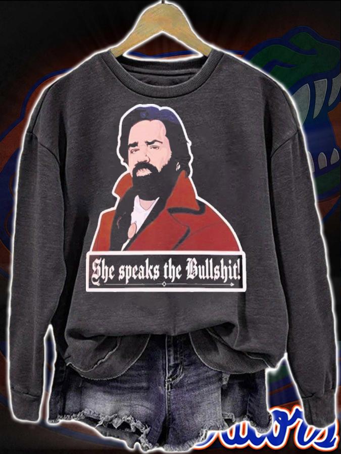 She Speaks The Bullshit What We Do In The Shadows Shirt t-shirt