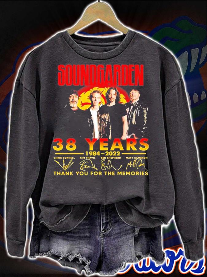 Sound Garden 38 years 1984 2022 thank you for the memories shirt t-shirt sweatshirt