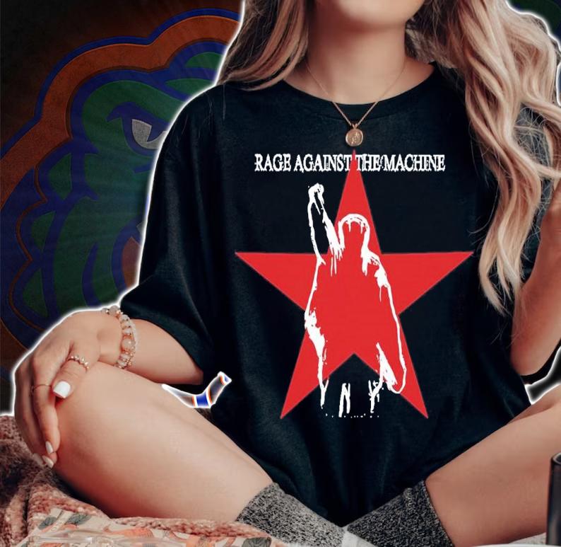 Star Machine Hail On Rage Against The Machine shirt t-shirt woman shirt