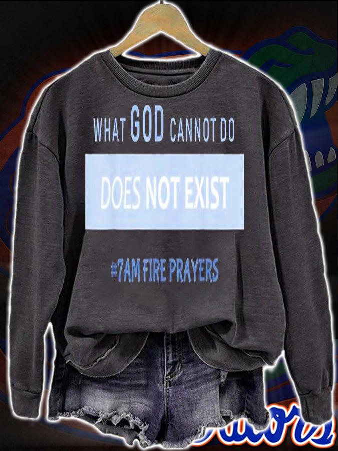 What God Cannot Do Does Not Exist NSPPD Prayer Shirt t-shirt sweatshirt