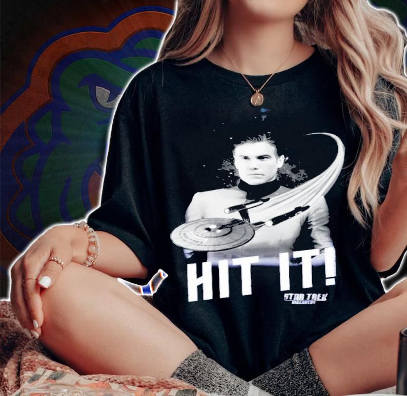 Discovery Captain Pike Hit It Star Trek Shirt t-shirt