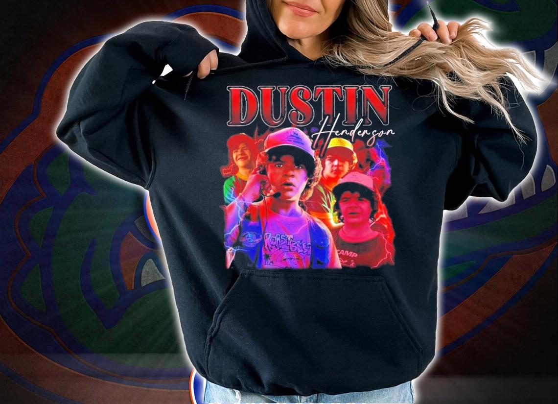 Dustin Henderson Stranger Things Style 90s T-Shirt t-shirt hoodie