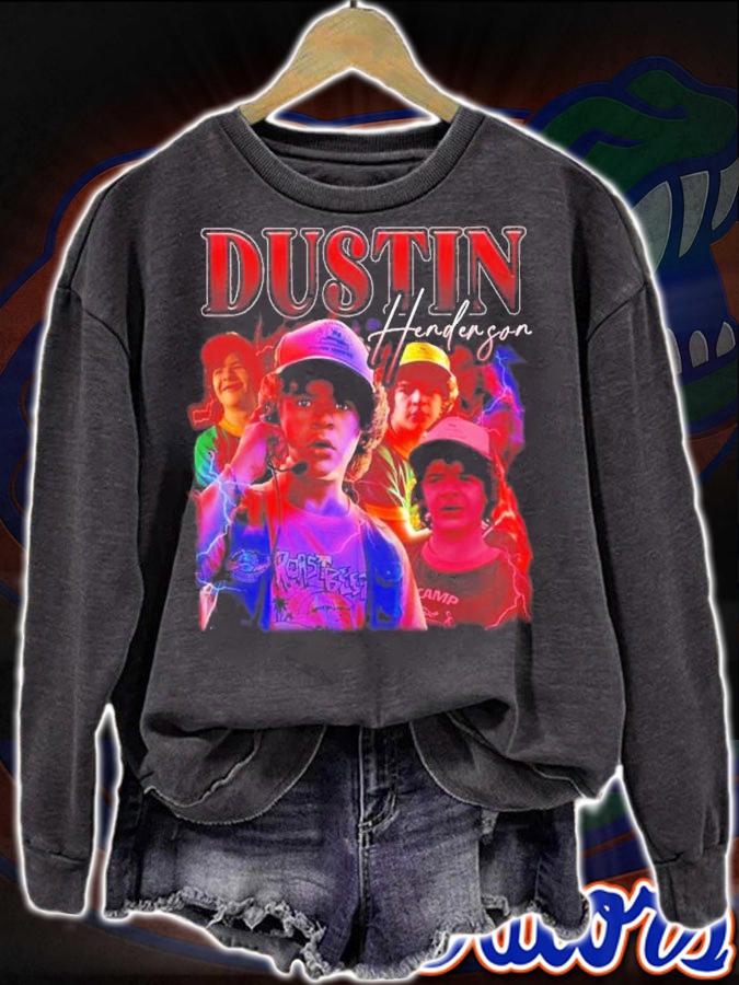 Dustin Henderson Stranger Things Style 90s T-Shirt t-shirt sweatshirt