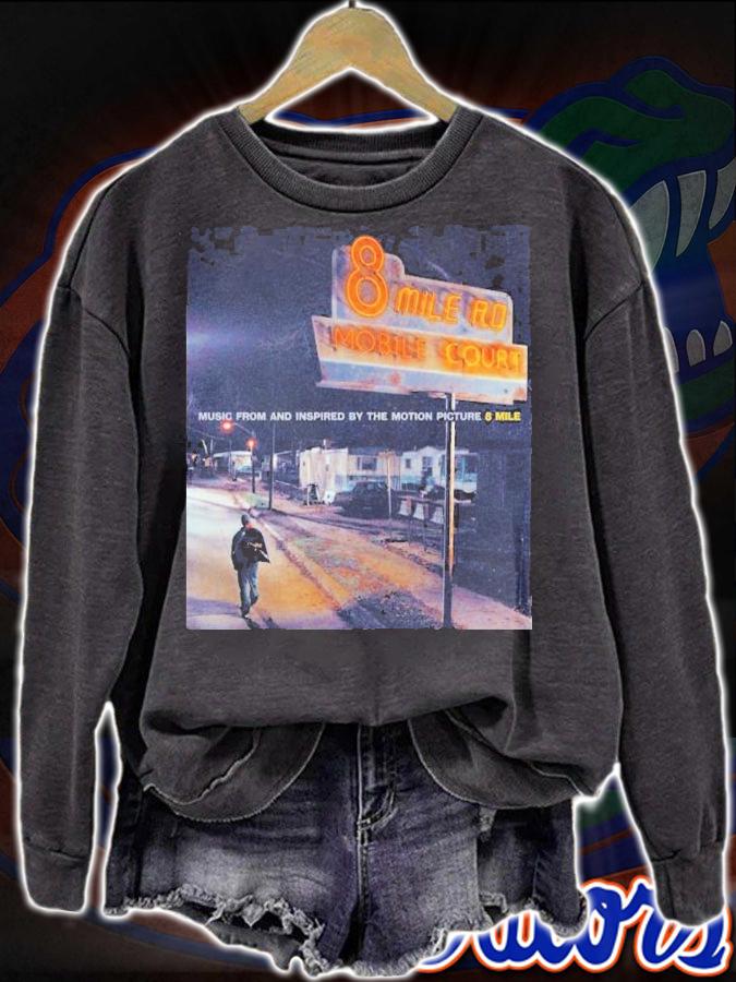 Eminem 8 Mile Rd Mobile Court Shirt t-shirt