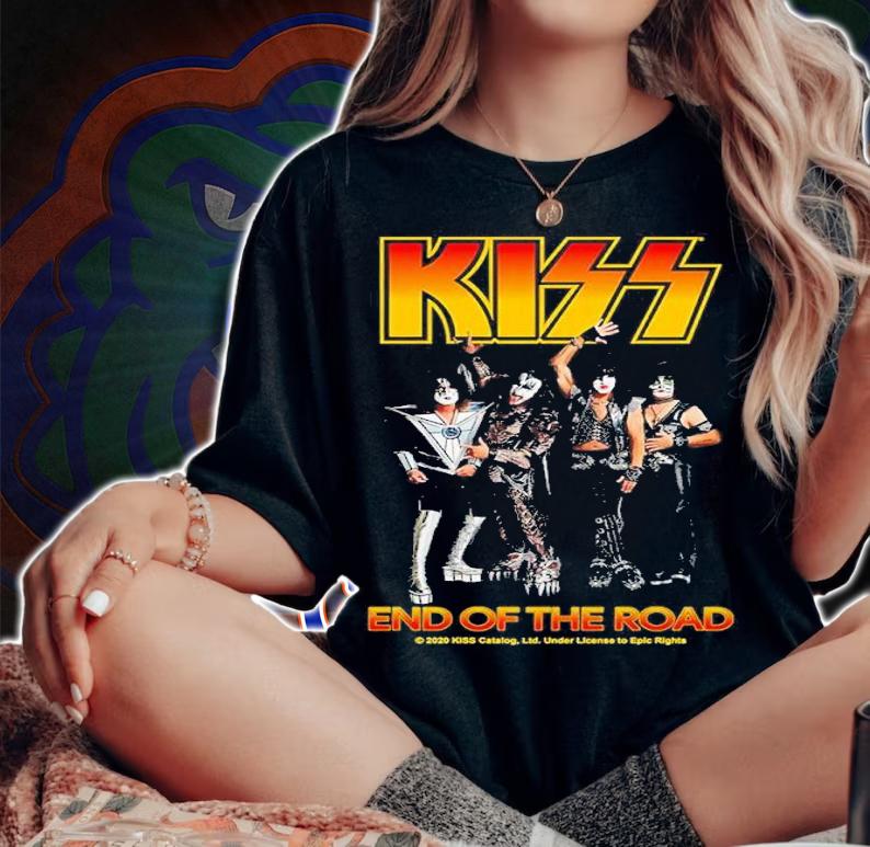 End Of The Road Kiss Band 2020 Shirt t-shirt woman shirt