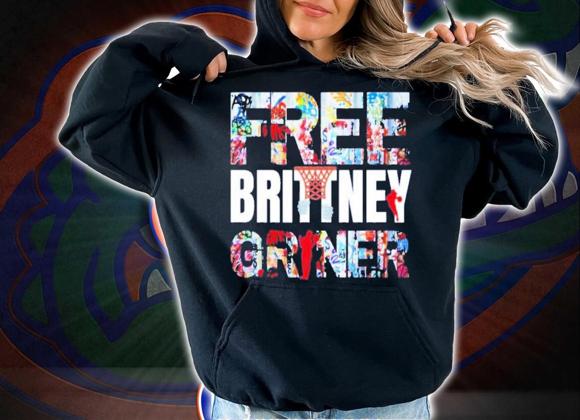 Free Brittney Griner Art Collage Shirt t-shirt hoodie