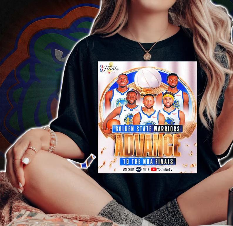 Golden State Warriors Advance to the NBA Finals T-Shirt t-shirt