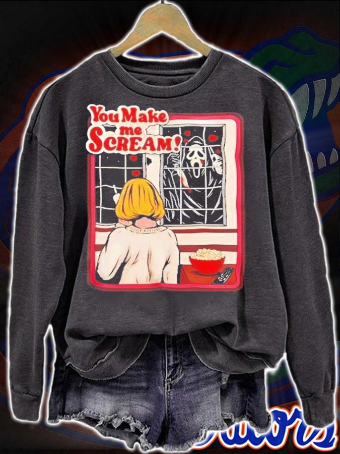 Halloween You Make Me Scream T-Shirt t-shirt
