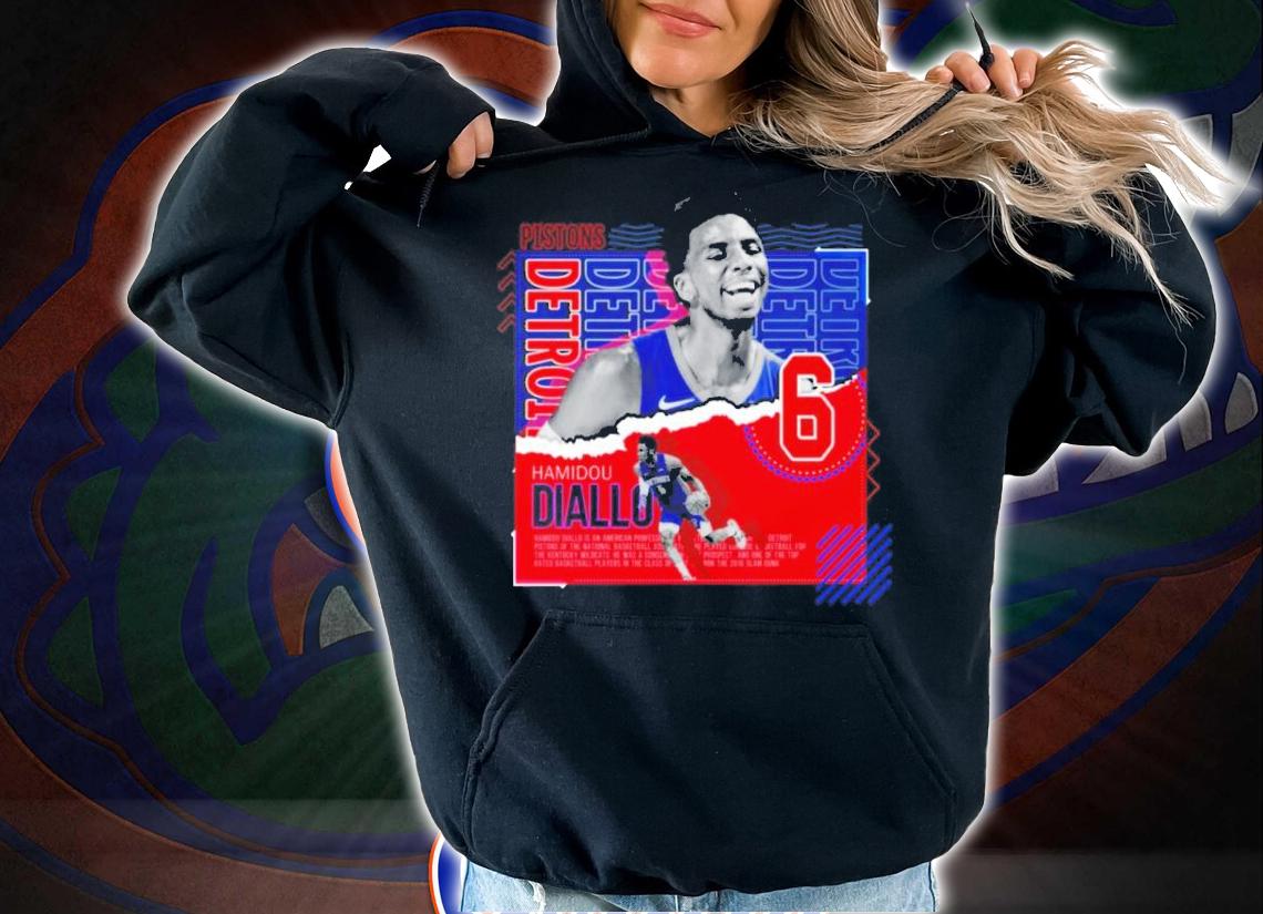Hamidou Diallo Basketball Paper Poster Pistons T-Shirt t-shirt