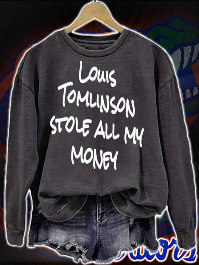 Louis Tomlinson Stole All My Money T-Shirt t-shirt sweatshirt