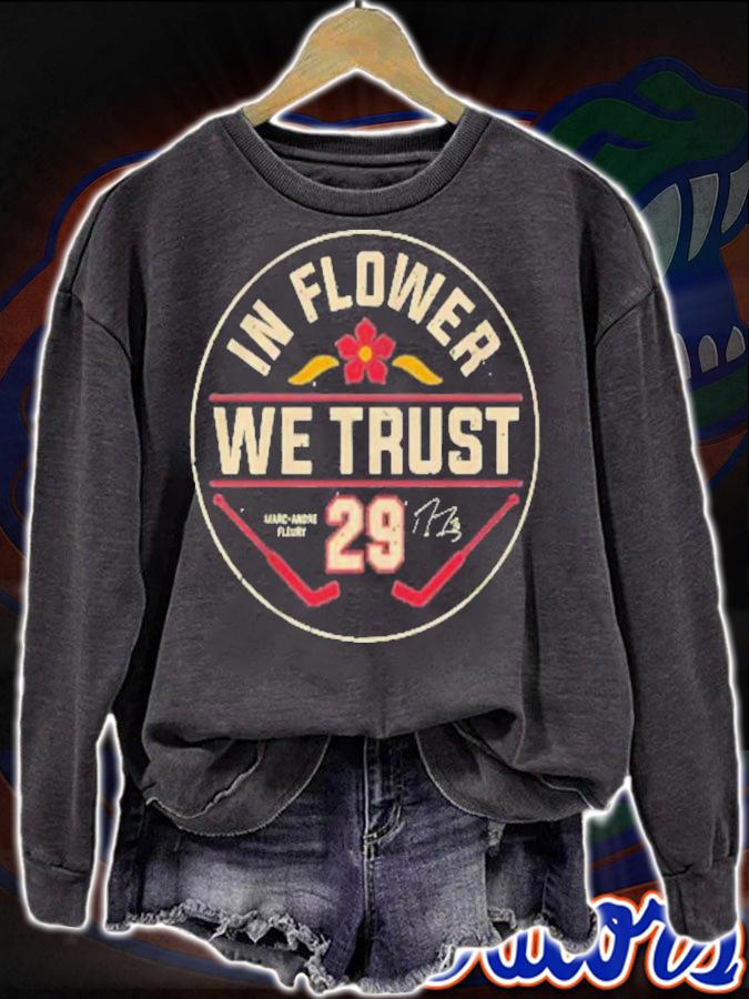 Marc-Andr Fleury In Flower We Trust Shirt t-shirt